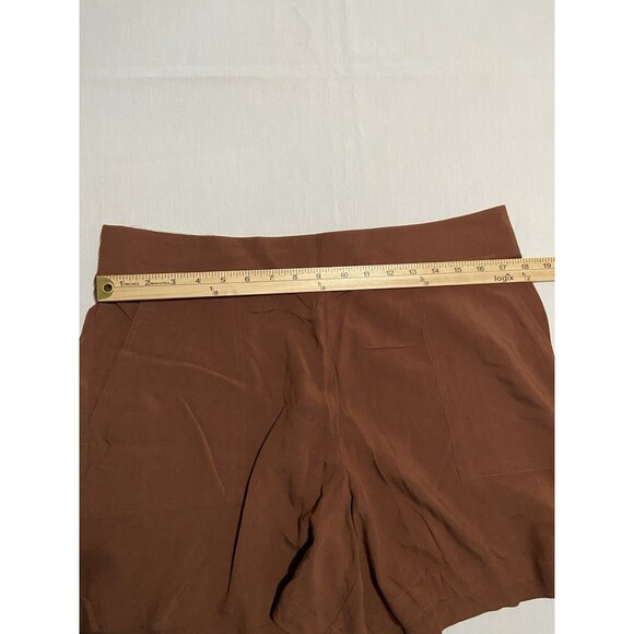 Wild fox Women’s Brown Rayon Shorts Sz XL Pull On 5” Inseam Stretch - Picture 7 of 8